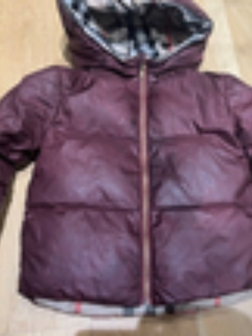 Burberry Boys Hooded Puffer Coat size 3